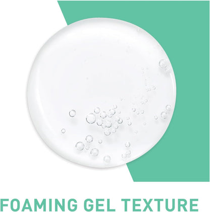 Foaming Cleanser Gel Face Wash 236Ml, Oil Control for Normal to Oily Skin, Removes Oil & Protects Skin Barrier, for Face + Body, Niacinamide + Ceramides, Fragrance Free