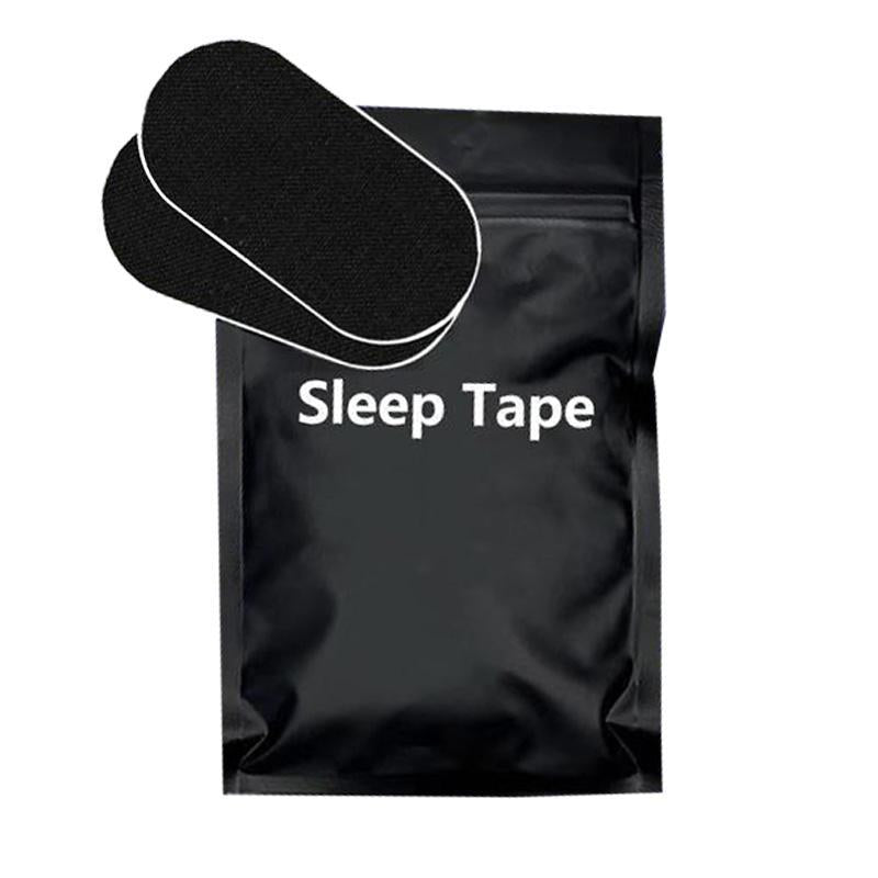 30 Pcs Sleep Mouth Tape – Gentle Black Strips for Snore Reduction, Improve Nasal Breathing, Comfortable Adhesive for Night Use, Sports Recovery Sleep Aid