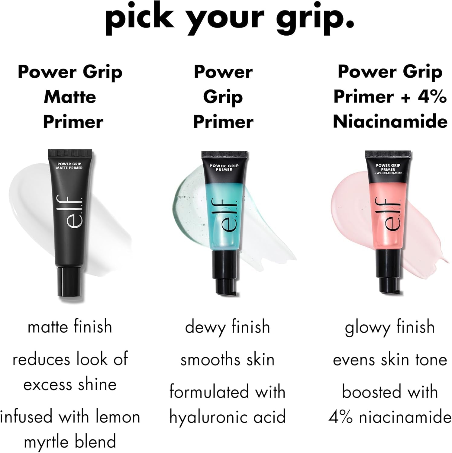 Power Grip Primer, Gel-Based & Hydrating Face Primer for Smoothing Skin & Gripping Makeup, Moisturizes & Primes, 0.811 Fl Oz (24 Ml.)