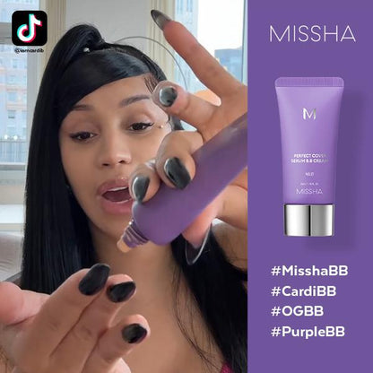 [MISSHA Official] Tiktok Exclusive Viral Serum BB + Night Repair Serum Duo | Bifida Ferment Lysate Serum-Infused BB Cream + Night Serum Combo for Anti-Aging Skin Rejuvenation, Skin Tint, Tinted Moisturizer, Makeup, Glass Skin Cardibb OGBB Purplebb