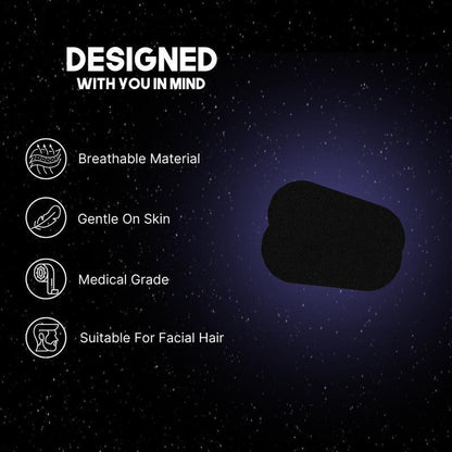 30 Pcs Sleep Mouth Tape – Gentle Black Strips for Snore Reduction, Improve Nasal Breathing, Comfortable Adhesive for Night Use, Sports Recovery Sleep Aid