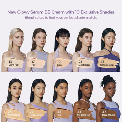 [MISSHA Official] Tiktok Exclusive Viral Serum BB + Night Repair Serum Duo | Bifida Ferment Lysate Serum-Infused BB Cream + Night Serum Combo for Anti-Aging Skin Rejuvenation, Skin Tint, Tinted Moisturizer, Makeup, Glass Skin Cardibb OGBB Purplebb